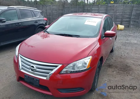 2013 Nissan Sentra Sv из США, поврежденный, VIN 3N1AB7AP0DL775106